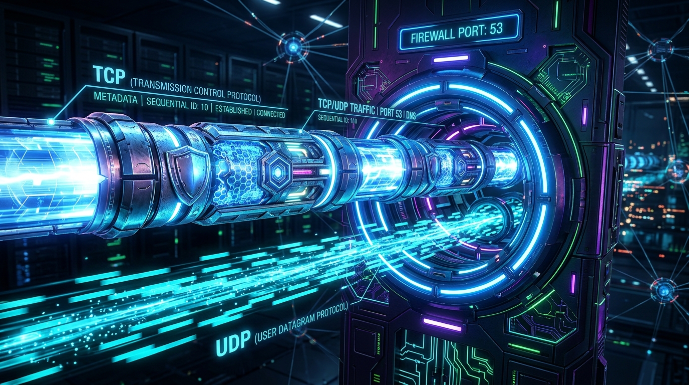 Understanding TCP vs UDP in DNS Queries: Why Port 53 Matters